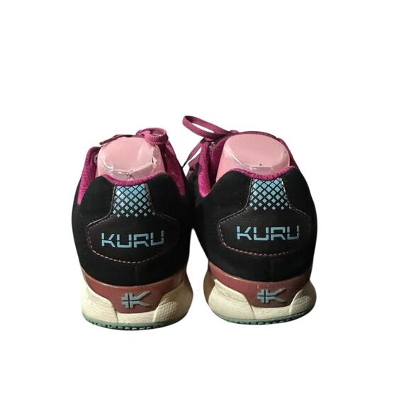 KURU Women’s Athletic Shoes Sneakers Size 10.5 Fuchsia Gray Lace Up Comfortable - Picture 5 of 8